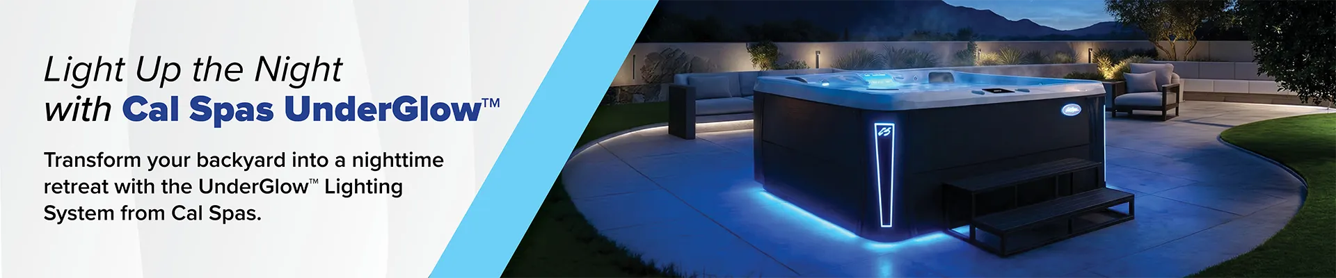 Calspas hot tub being used in a family setting - Malibu